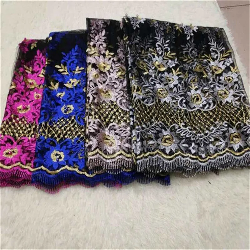 Высококачественная африканская кружевная ткань розовые черные бусины