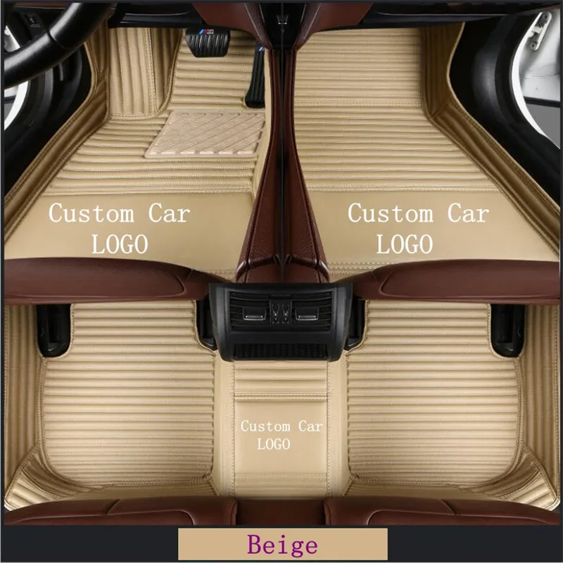 Luxury Custom Car Floor Mats For Civic 4 doors 2006-2018 LOGO Auto Foot Pads Automobile Carpet | Автомобили и мотоциклы