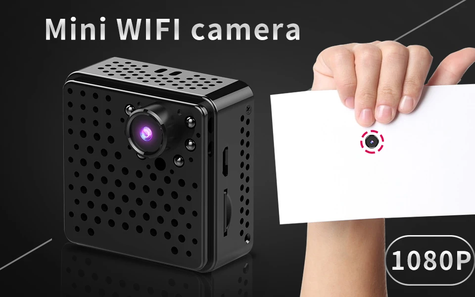 VRFEL видный объектив Мини камера 170 градусов беспроводной ночного видения 1080P