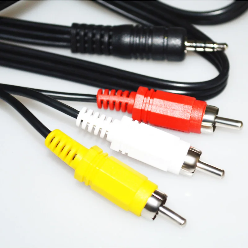 I Key Buy TV AV Lotus Cable Network Set Top Box Line 3 5 мм RCA One Three композитный комплект аудио и видео