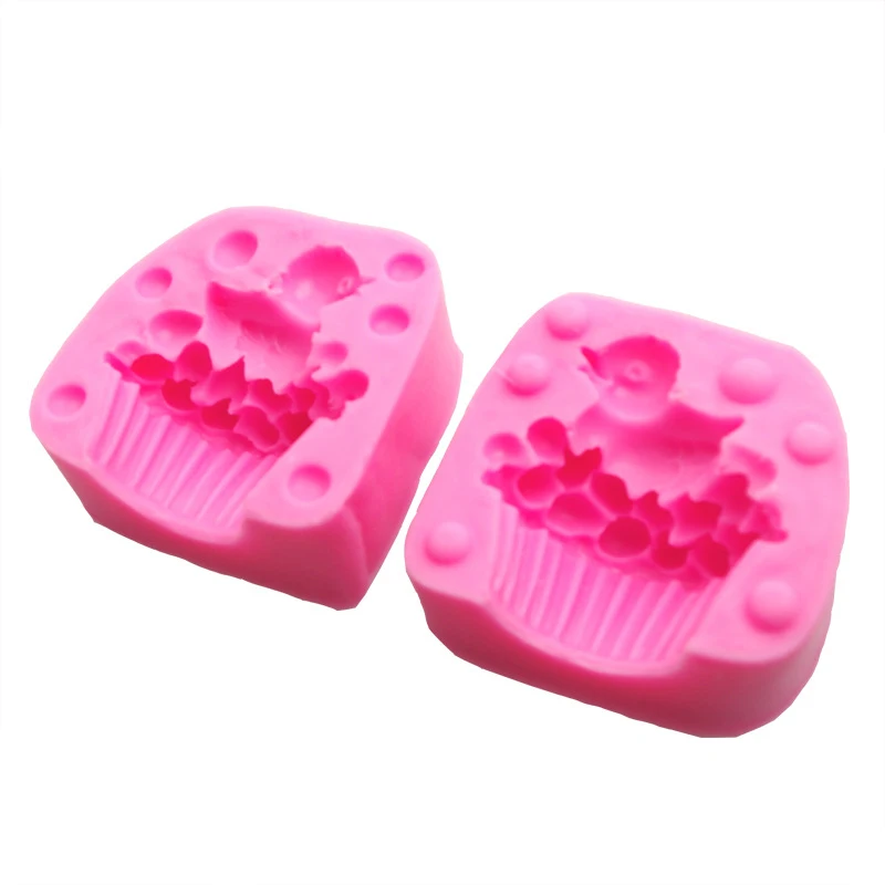 Силиконовые формы для кекса в форме утки украшения выпечки 2 шт./партия | Дом и сад