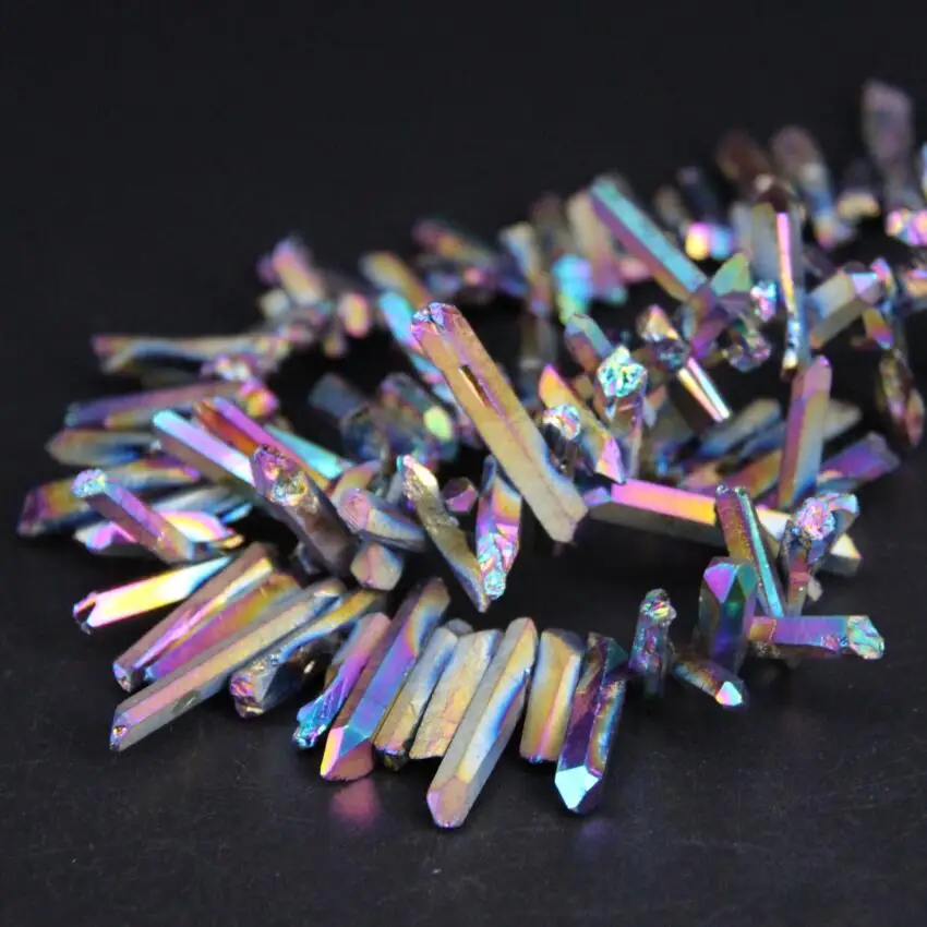 Бусины Из Сплава радуги и титана 15 5 дюйма|loose beads|crystal stickdiy jewelry making |