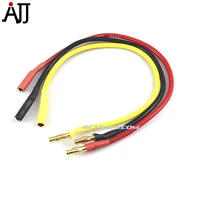 rctimer 4mm male female bullet brushless motor extension lead 210mm silicone cables 3pcsbag as0094
