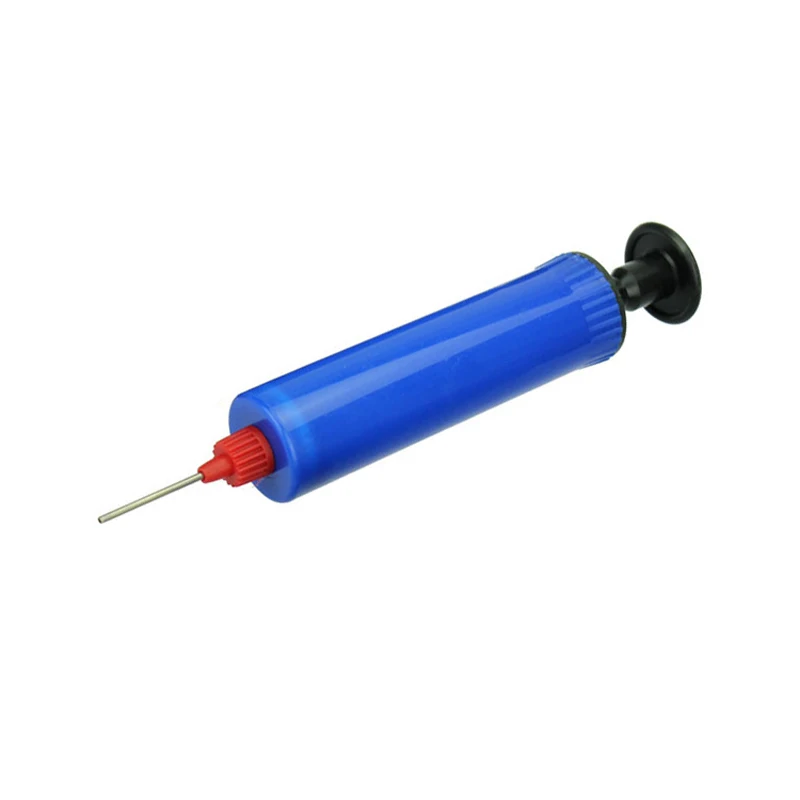 

Plastic Blue Inflator Football Soccer Toy Inflatable Ball Hand Air Pump with Needle YS-BUY