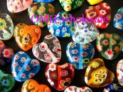 Оптовая продажа Бесплатная лодка OMH 8 мм 12 18x20 4 шт. 30 48 смешанные цветочные
