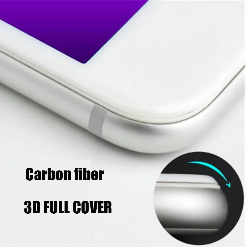 Mwihphms 3D Анти-синий свет стекло для iphone7 4 7 &quot/7 plus 5 5&quot экран из углеродного волокна