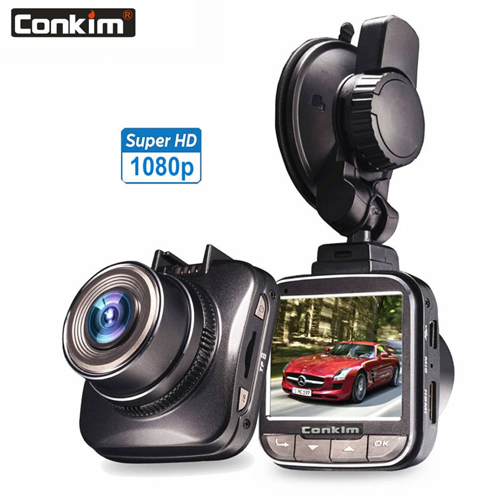 Conkim Автомобильный видеорегистратор Мини авто камера novatek 96650 Чип Full HD 1080 p 30fps 170