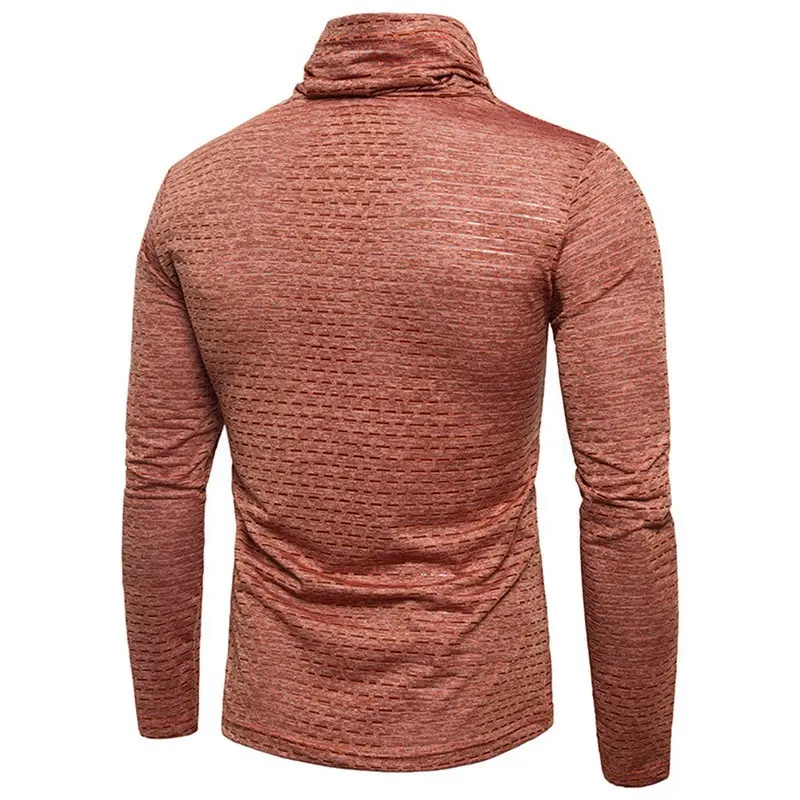 Laamei Hollow Fashion Long Sleeve Tee Shirts Printed Pullover Top Male Man Solid Base Layer African Style Men's Tshirts | Мужская