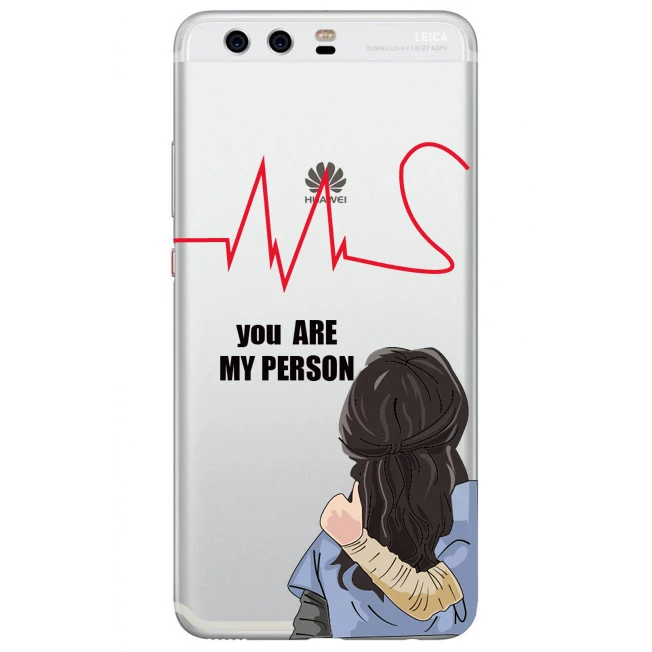 Чехол с надписью "You're My Person", мягкий ТПУ чехол для телефона, чехол для huawei P8 P9 P10 P20 Mate10 20Pro Lite - Цвет: TPU