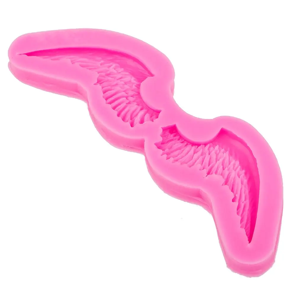 Ручная нарезка Angel wings 3D рельефная шоколадная силиконовая форма для украшения