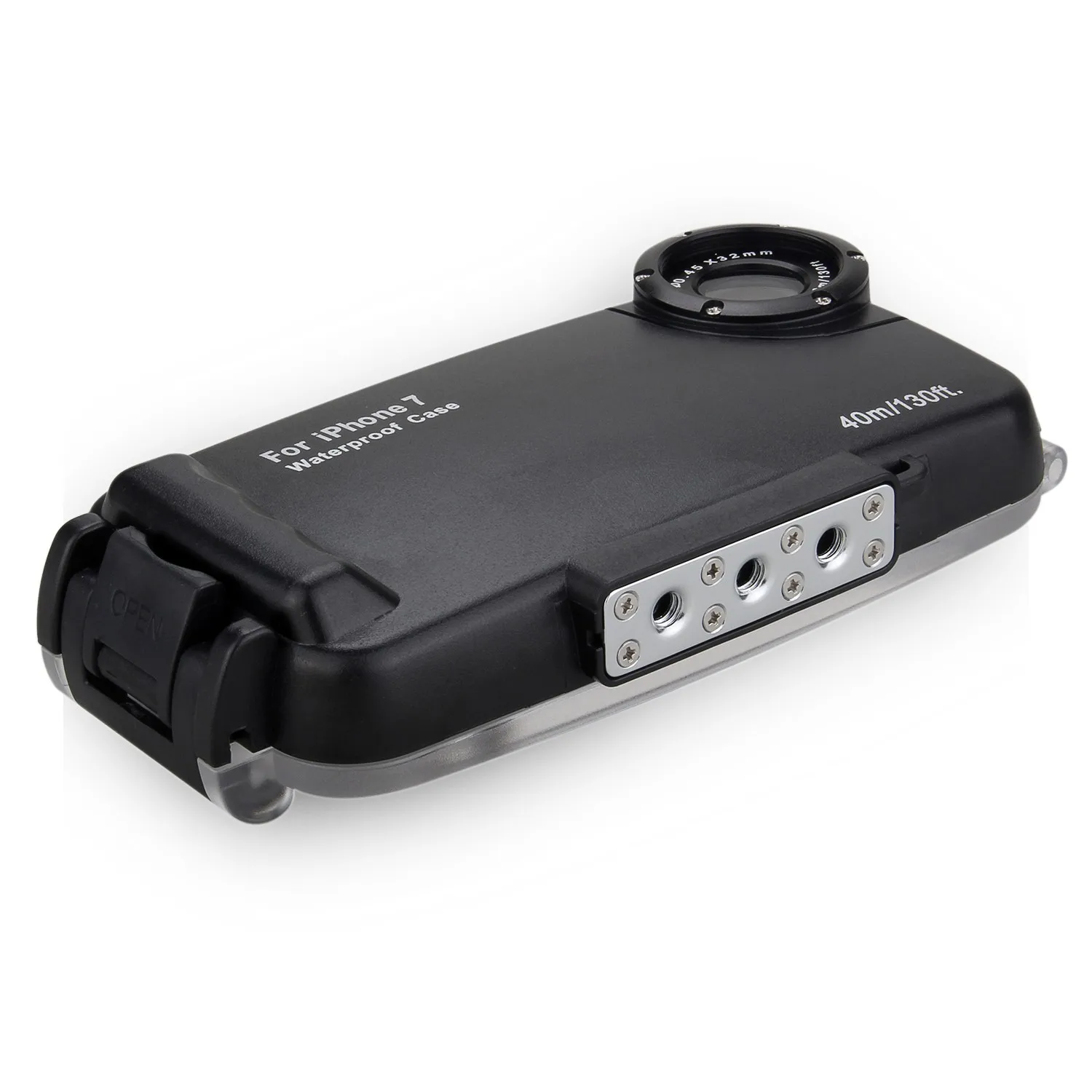Meikon EasyDive 40 м/130 футов Водонепроницаемый подводный чехол для iPhone 7 Черный Белый