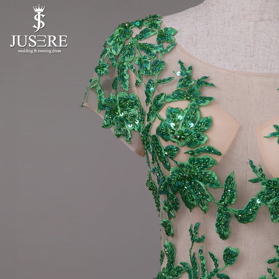 Платье с коротким рукавом и кружевной вышивкой JUSERE мини-платье открытой спинкой