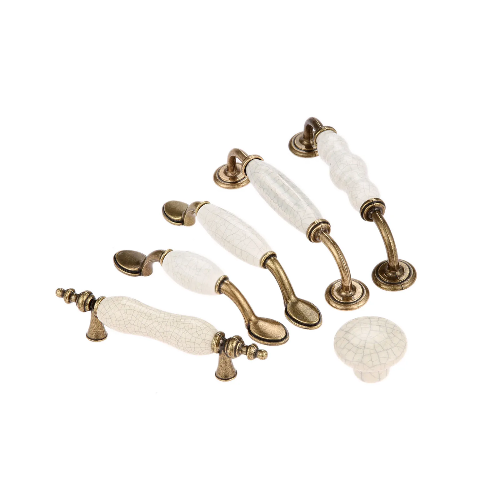 1 шт. ручки для антикварной мебели керамические шкафа и дверные гардероба ручка