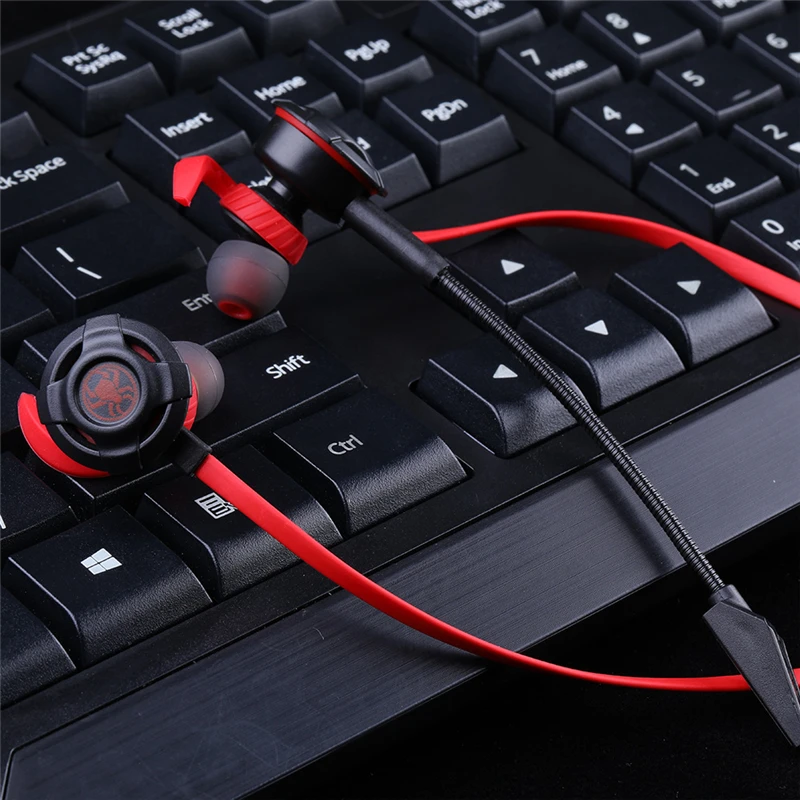 Hongsund Plextone G30 Игровые наушники мобильный телефон для PS4/psp/PC 3,5 мм Проводная гарнитура с микрофоном шум игра наушники