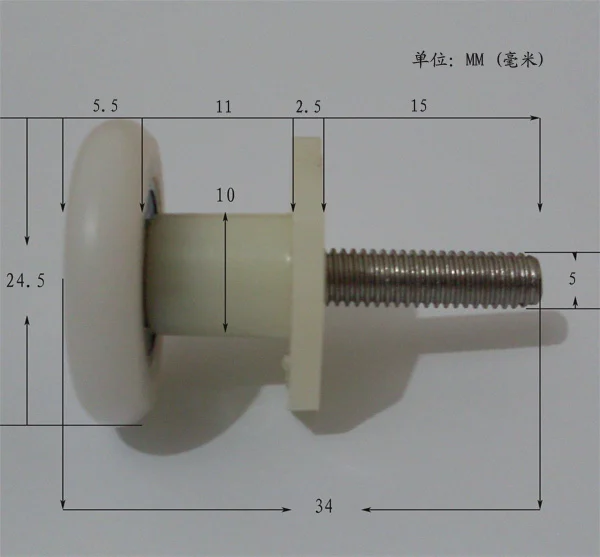 4 шт. диаметр 19 мм 25 старая дуговая душевая стеклянная дверь раздвижной подвесной