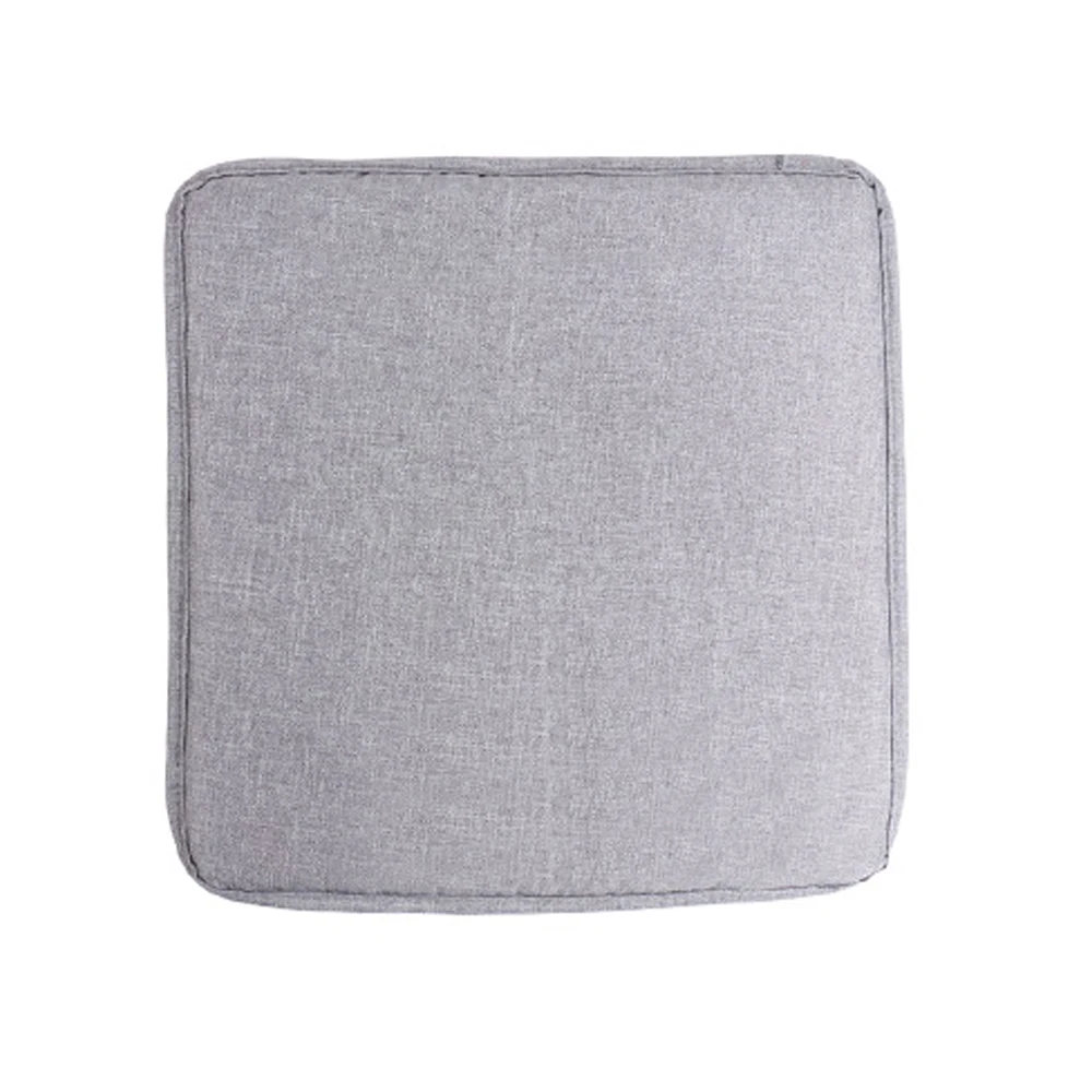 Grey without ribbon 40x40 см подушка для стула Подушка для домашнего офиса обеденный стул сплошной цвет Крытый открытый стул подушка домашний декор - Цвет: Grey without ribbon