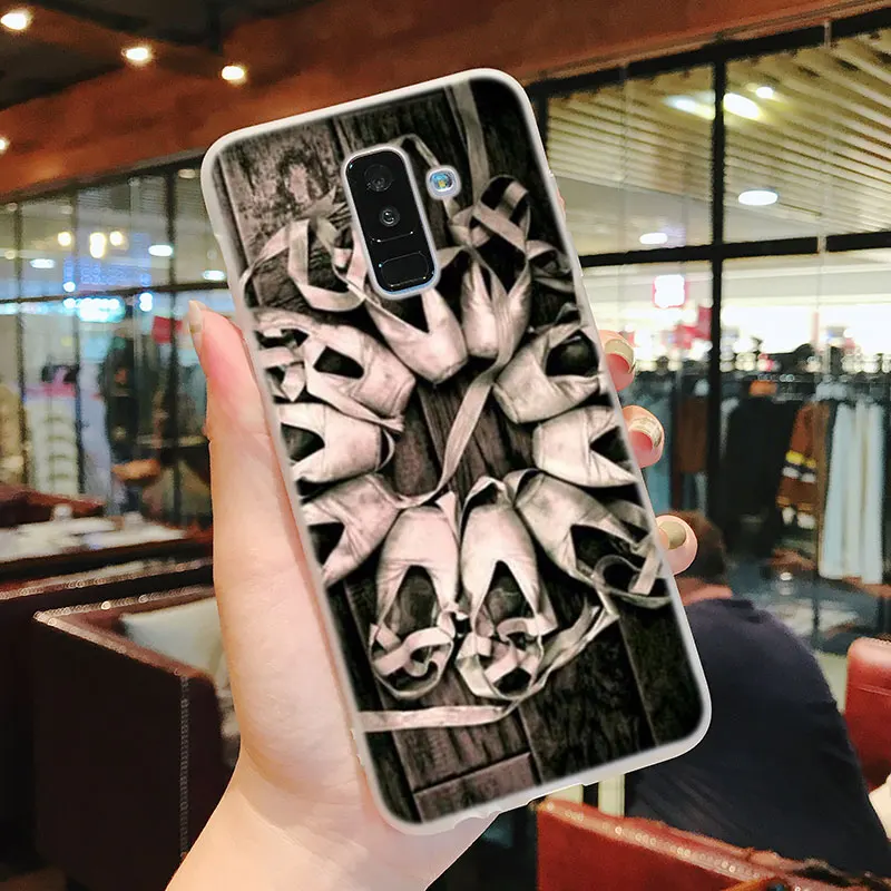 Силиконовый чехол для телефона балерины Samsung Galaxy A8S A6S A9 A8 Star A7 A6 A5 A3 Plus 2018 2017 2016