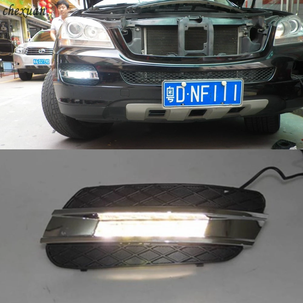 CSCSNL отражатели 2 шт мощностью 12V ABS светодиодный DRL Габаритные огни дневного света для Mercedes Benz ML350 W164 ML280 ML300 ML320 2006 2007 2008 2009
