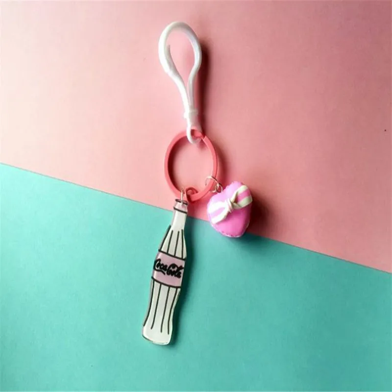 Cute simple macaron crocodile flower keychain pendant plush toys ladies car bag Christmas birthday gift | Игрушки и хобби