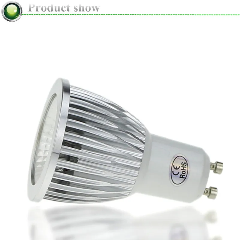 Супер яркая светодиодная лампа GU10Light с регулируемой яркостью 110 В 220 AC 9 Вт 12 15 LED GU10