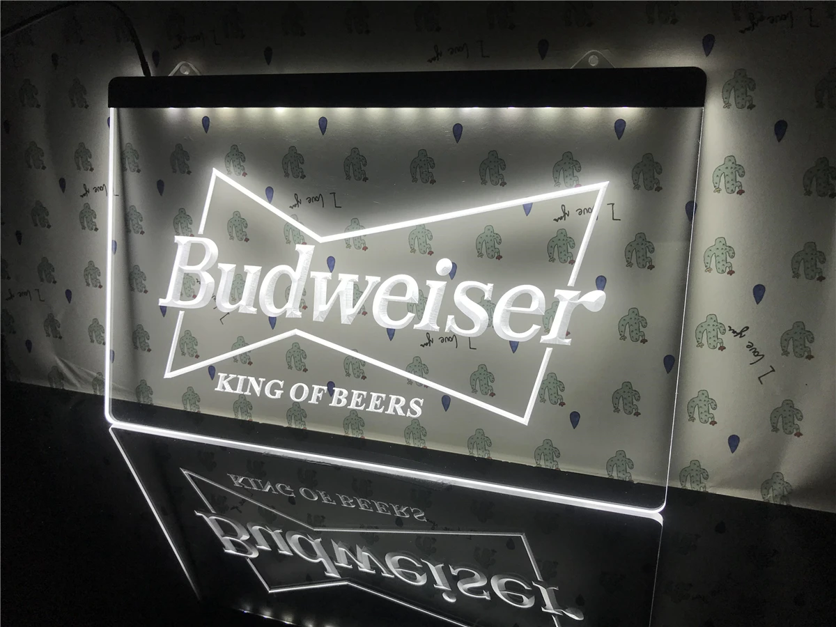 A009 Budweiser King пивной бар Паб Клуб световая реклама знак