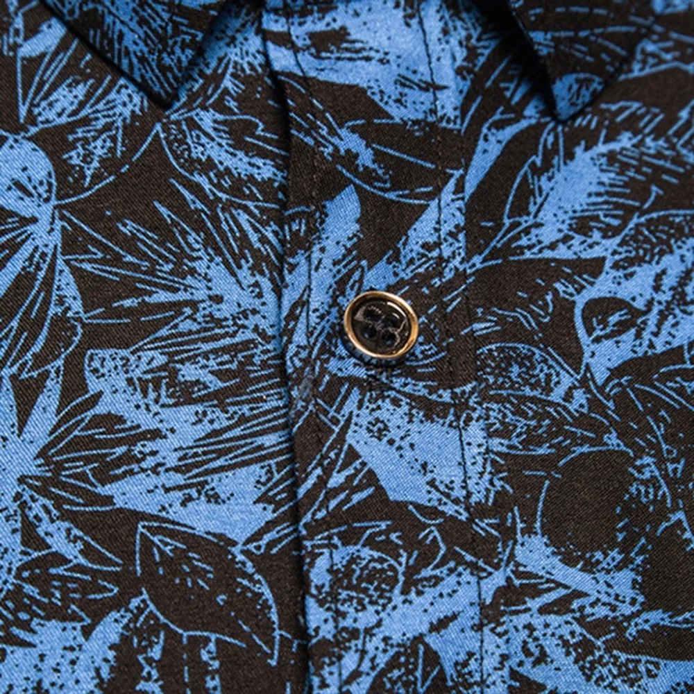 Camicia Uomo, летняя Гавайская Мужская рубашка, повседневная, Camisa Masculina, с принтом, модный Пляжный топ с коротким рукавом, рубашка, горячая Распродажа размера плюс