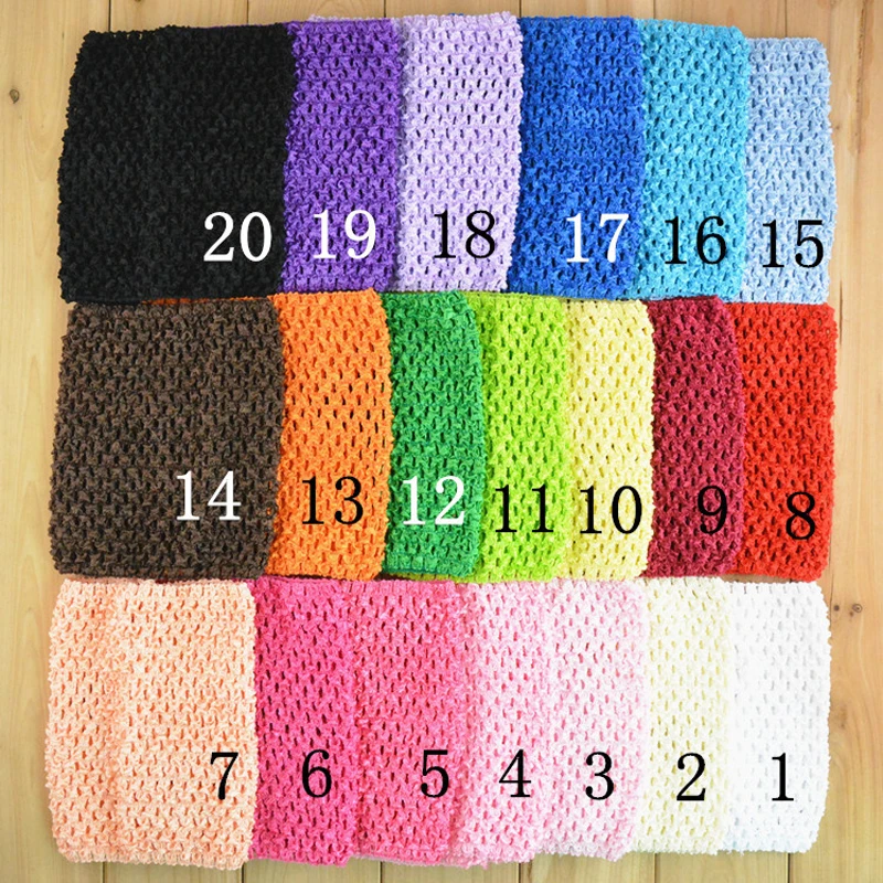 23 Colors 15*15CM Baby Girls elastic Crochet Tutu Tube Tops tensile Chest Wrap Wide headbands wrap Petti Top /Halter | Детская одежда и