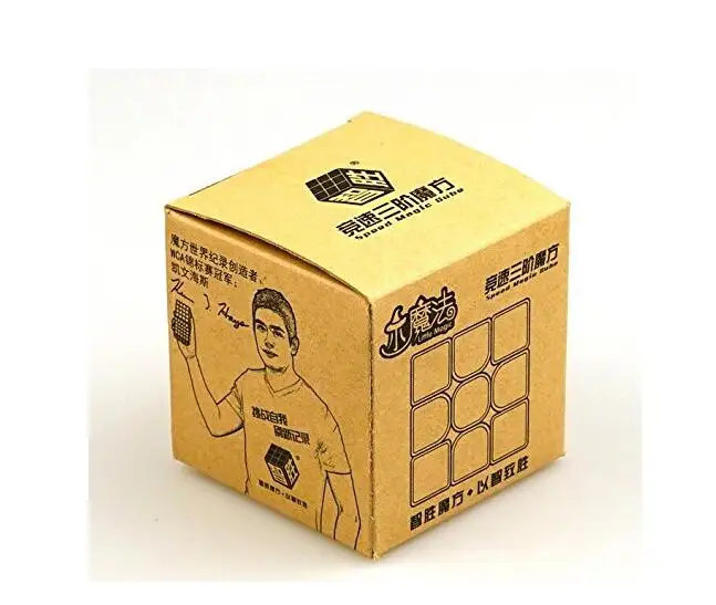 Cuber Speed Yuxin маленький магический 3x3 черный скоростной куб 3x3x3 без наклеек