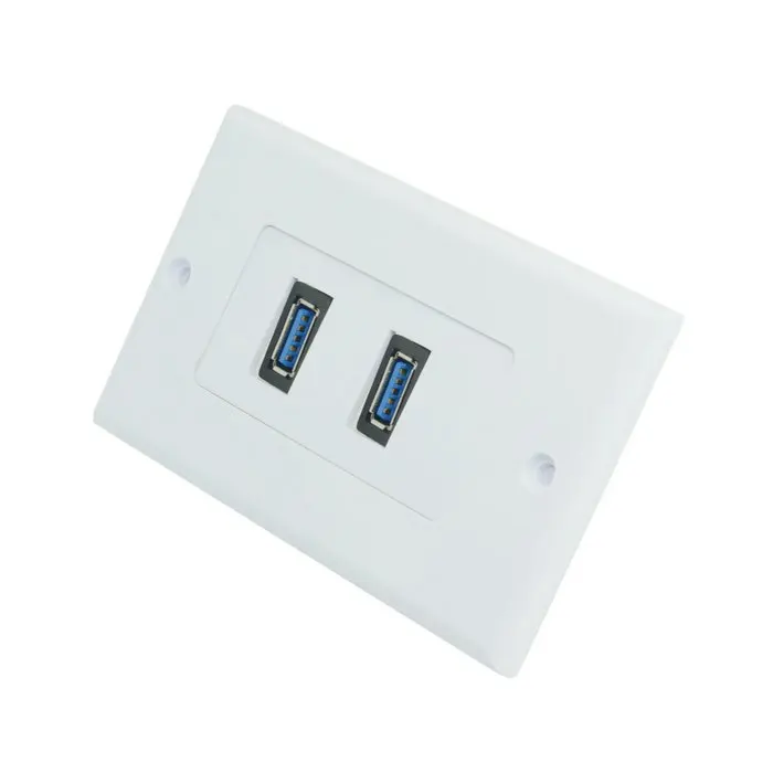 Двойной порт USB 3 0 зарядное устройство для передачи данных стеновая пластина