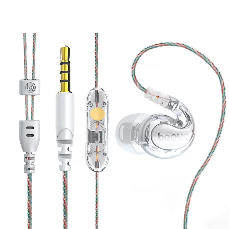 Спортивные наушники вкладыши Beevo металлические Hi Fi TruBass с разъемом 3 5 мм