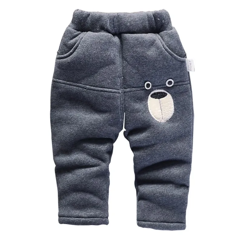 2018 Winter Baby Boy Cotton Fashion Pants Down Trousers Pantyhose With Bear Picture |