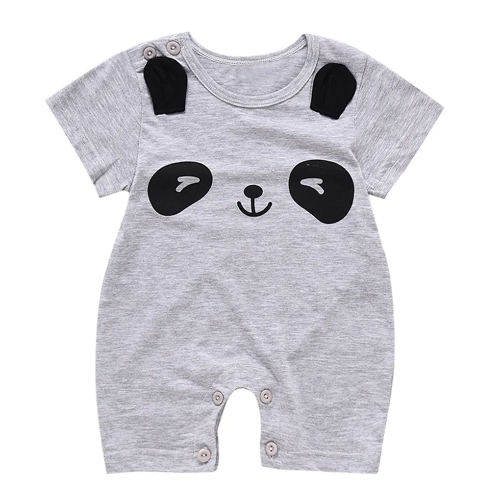 Комбинезон для новорожденных мальчиков и девочек одежда младенцев с героями