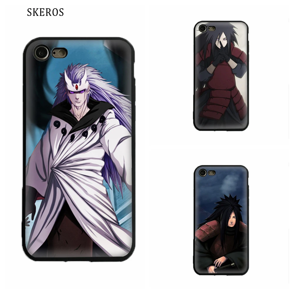 SKEROS Uchiha Madara Silicone TPU Phone Soft Cover For Apple Iphone X 5 5S Se 6 6S 7 8 Plus #ua672 |