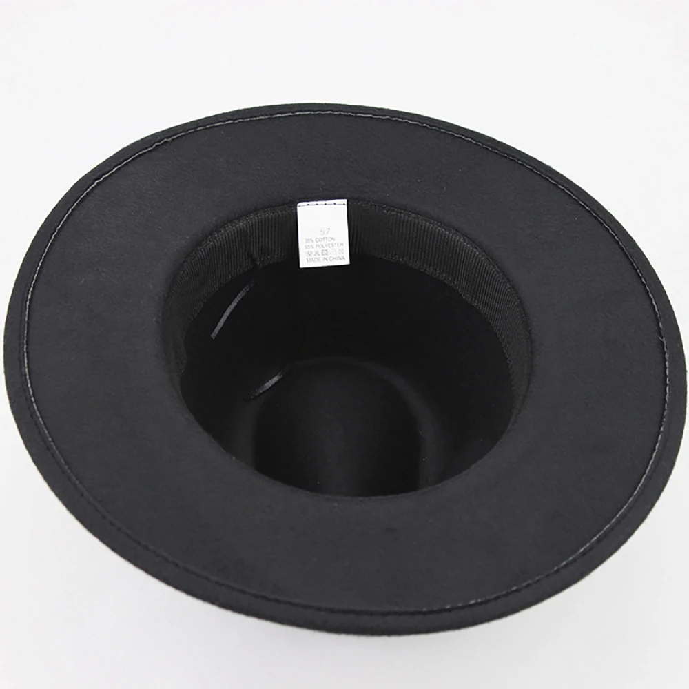 5 Colors Wool Fedora Panama Hat Men Women Winter Wide Brim Felt Church Jazz Cap Ribbon Elegant Trilby Hats Black Red Vintage Hot |