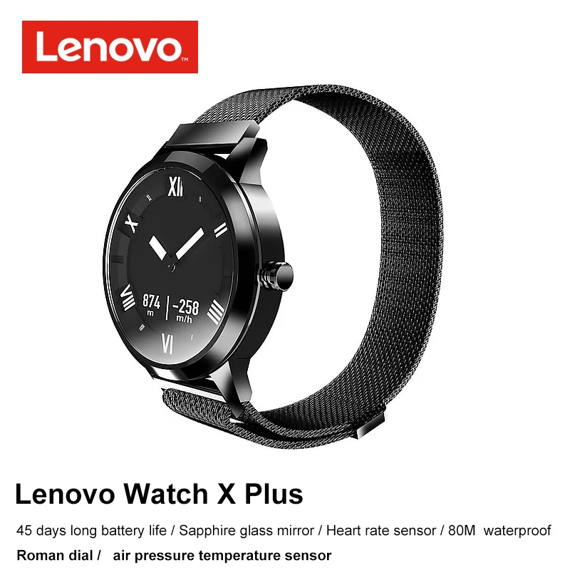 Оригинальный lenovo Watch X Plus жеста 8ATM водонепроницаемый мониторинг сна сердечного