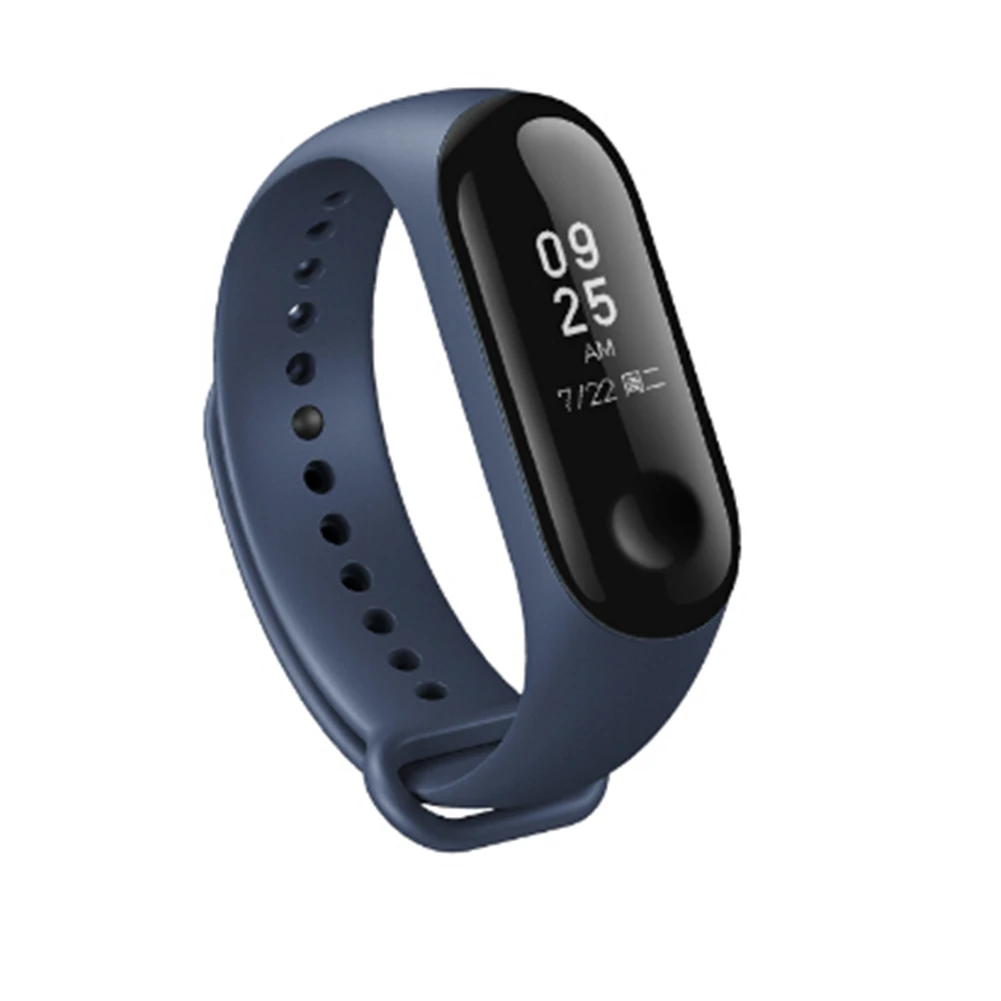 Xiaomi mi ремешок, силиконовый браслет с 4 ремешками, общий mi band 3, умный браслет, спортивный мягкий водонепроницаемый ремешок на запястье mi Band 4