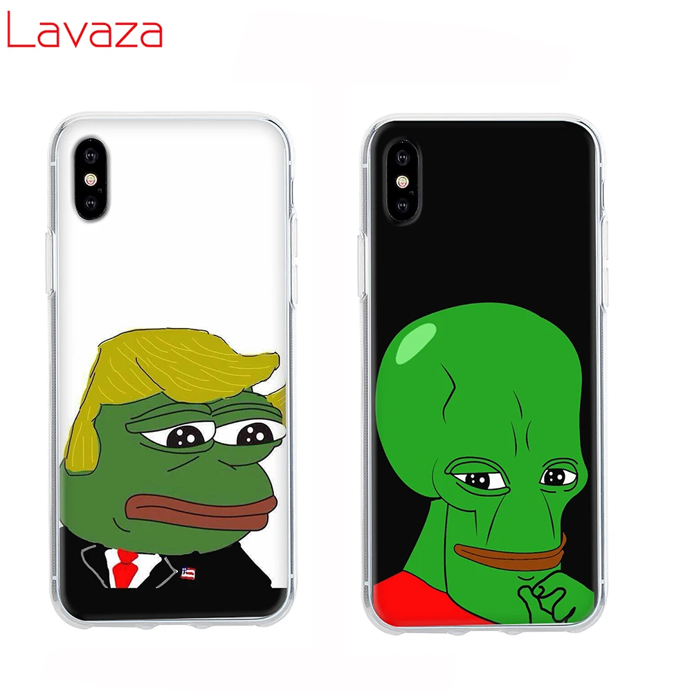 Lavaza Pepe the Frog collage жесткий чехол для телефона Apple iPhone 6 6s 7 8 Plus X 5 5S SE XS MAX XR | Мобильные