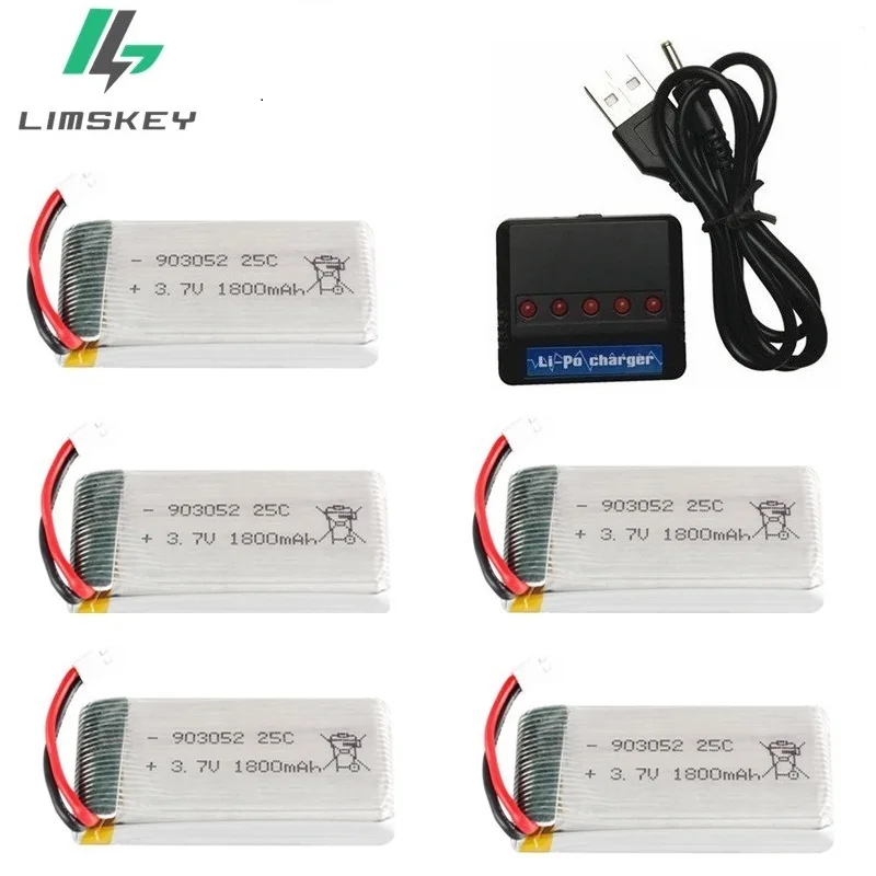1800 мАч 3,7 в lipo Батарея для KY601S SYMA X5 X5S X5C X5SC X5SH X5SW X5UW X5UC M18 H5P H11D H11C T64 T04 T05 F28 F29 T56 T57