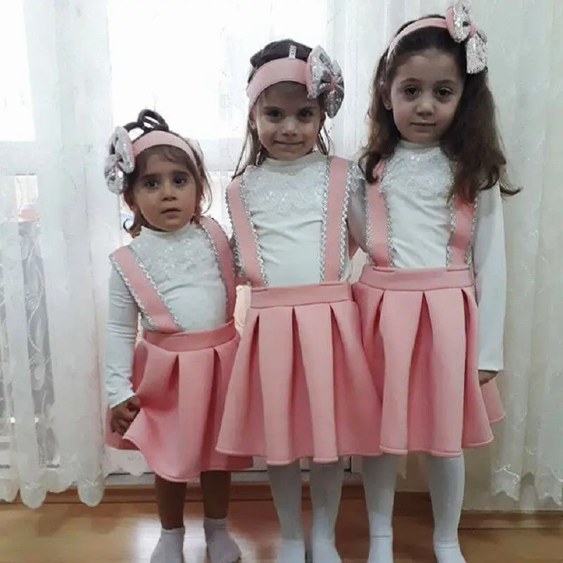 Новинка 2019 повседневные От 1 до 5 лет розовые кружевные детские топы с