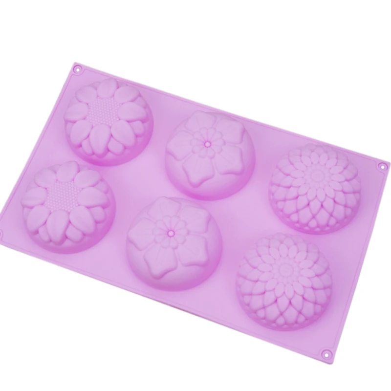 Форма цветка DIY силиконовая форма ручной работы для выпечки торта Мыло