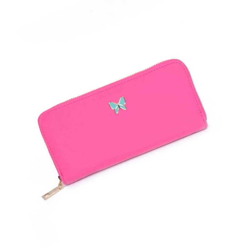 Нейлон кошельки бренд 2017 Новый Мода длинным Твердые Женщины кошелек на молнии
