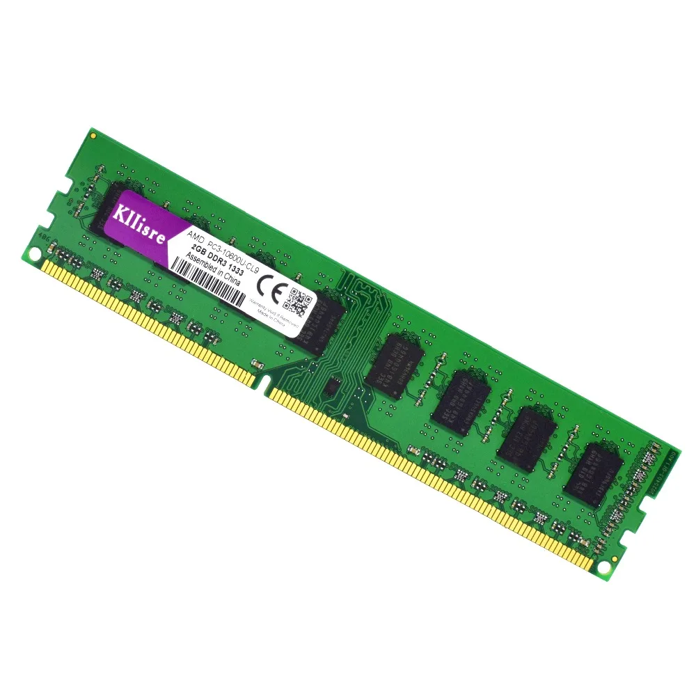 Kllisre DDR3 2 Гб оперативной памяти 1333 МГц PC3 10600U Настольный ПК Память DIMM 240 булавки для