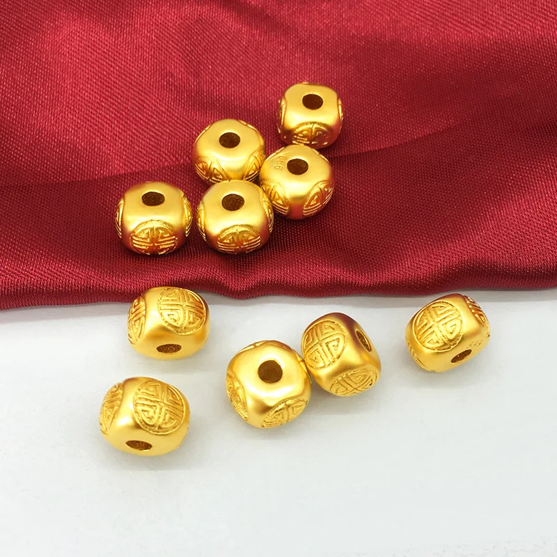 2 шт. новые аксессуары Lucky браслеты удачи DIY пересечение 3D Латунь