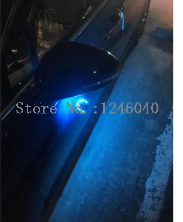 Светодиодный светильник под боковым зеркалом для Ford Edge/Explorer FLEX SEL Fusion Raptor Mondeo MK5 aurus Everest F-150 Mustang