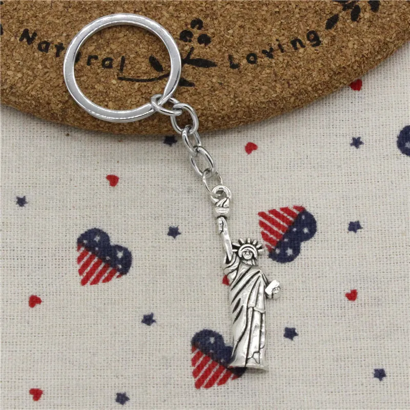 New Fashion statue of liberty new york mm Pendant KeyChain DIY Jewelry Handmade Metal Keychain Party Gift | Украшения и