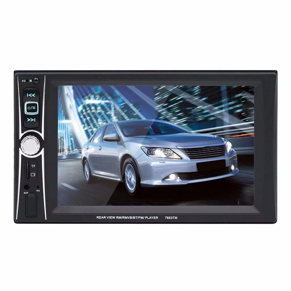 Авторадио 2Din lcd сенсорный экран MP5 мультимедийный плеер Поддержка gps обратное