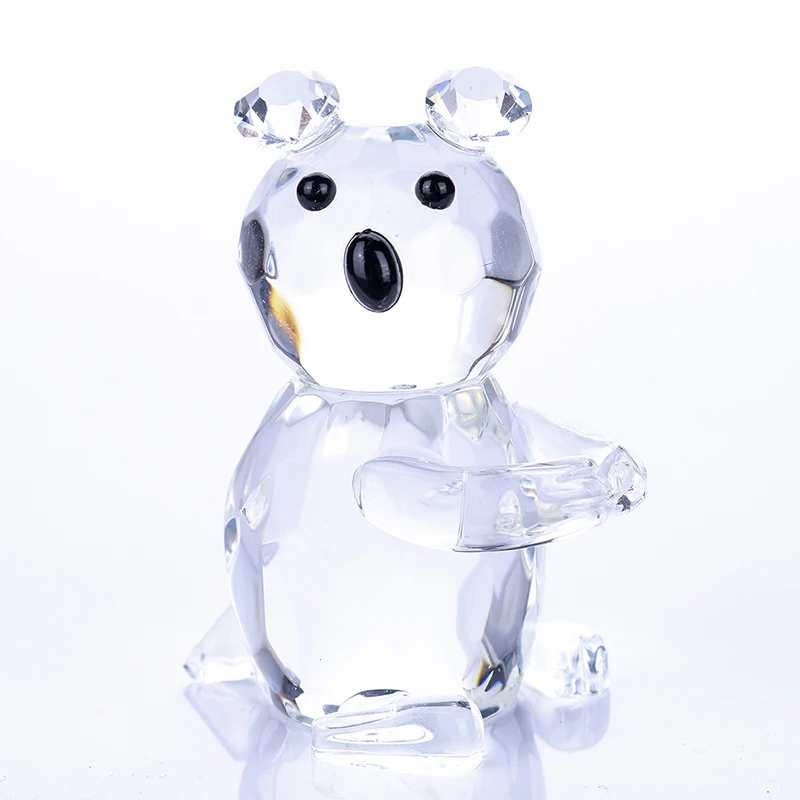 H & D кристалл Коала фигурка медведь коллекция Чистое Животное пресс папье стол