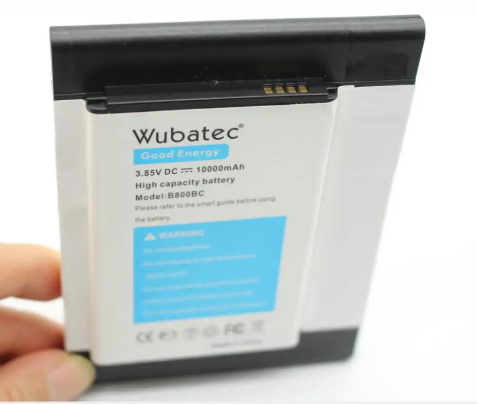 Дополнительный аккумулятор Wubatec 1x 10000 мАч NFC B800BC + крышка для Samsung Galaxy Note3 Note 3 N9000 N9002
