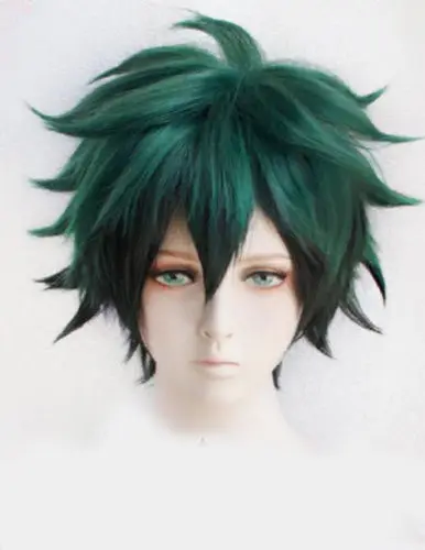 My Hero Academy Izuku Midoriya зеленый парик для косплея синтетические волосы реквизит