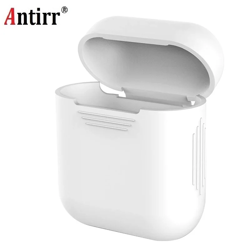 Мягкий силиконовый чехол для Apple Airpods водонепроницаемый ударопрочный защитный Air